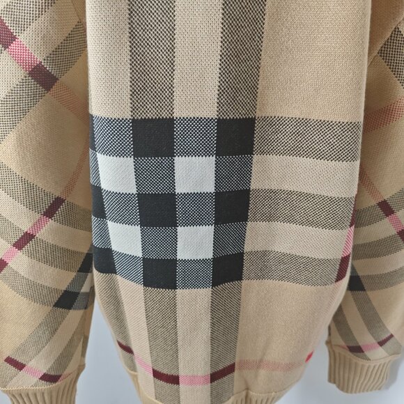 Check Wool Mohair Blend Cardigan - Picture 6 of 10